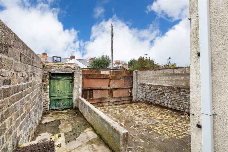 Existing rear yard