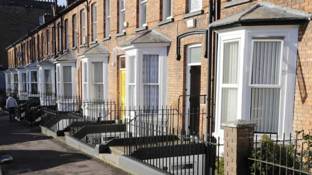 Georgian houses on Pery Square in Limerick. Photograph: Liam Burke/Press 22