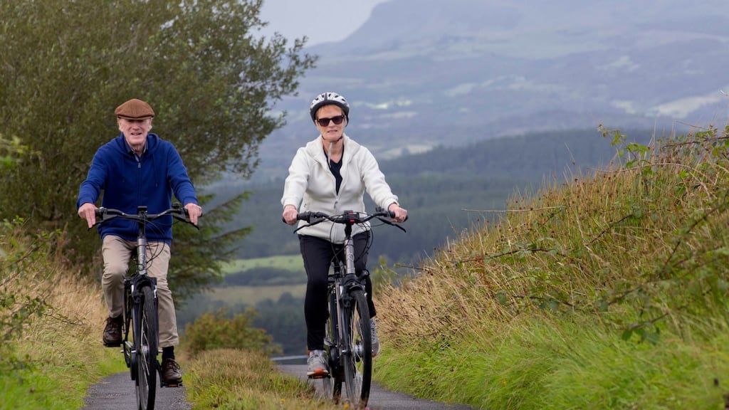 Barney Moran and Eileen Gibbons. Ms Gibbons says ‘can you imagine the outcry if someone proposed putting giant turbines near the Lakes of Killarney?’. Photograph: Brian Farrell