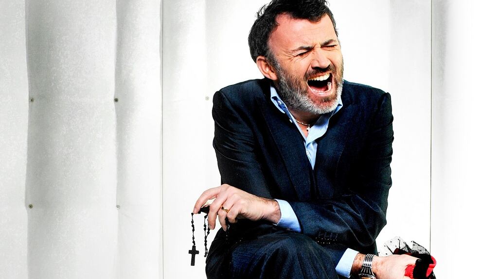 Tommy Tiernan: his chat show is going down a treat