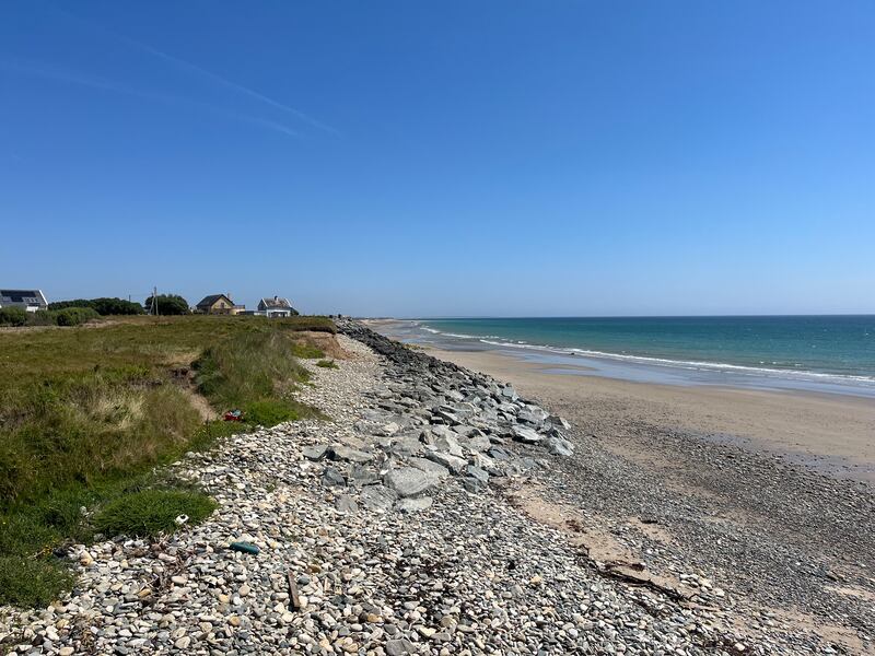 The heavily eroded coastline at Ballygrangans, Kilmore looking towards Bastardstown. Photograph: Steven Carroll