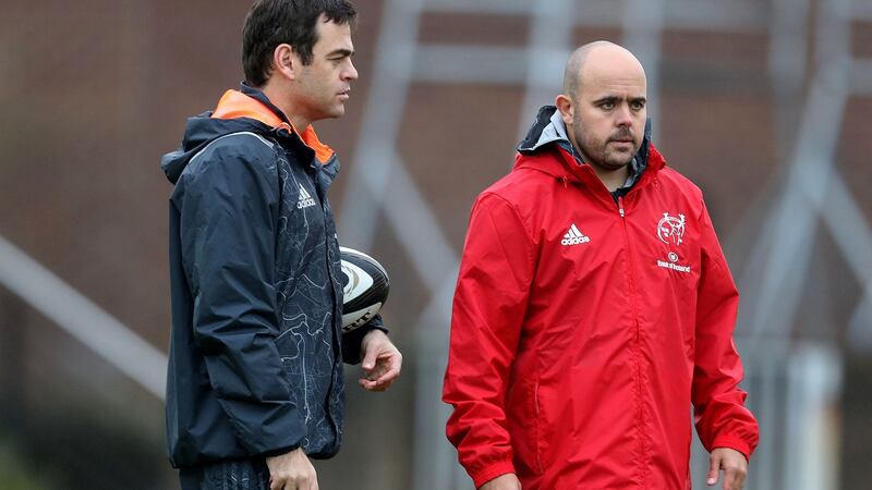 Defence coach JP Ferreira is expected to follow Johann van Graan out of Munster in the summer. Photograph: Bryan Keane/Inpho
