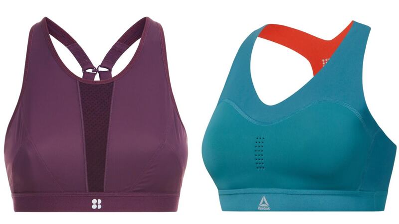 Sports bras: Sweaty Betty’s high impact sports bra and Reebok’s PureMove