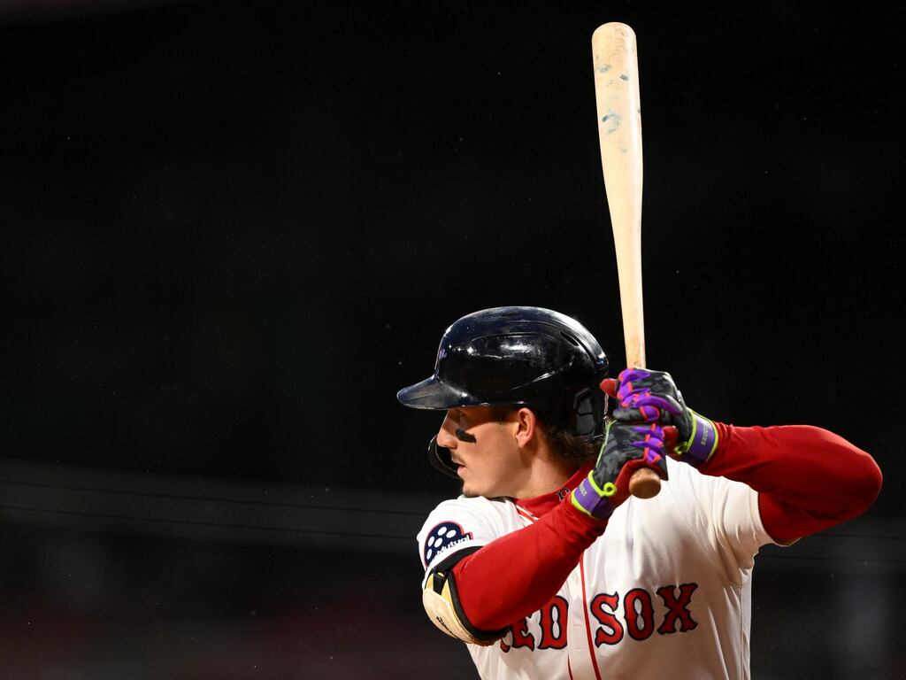 Jarren Duran of the Boston Red Sox: 'I feel like people see us as zoo animals sometimes ‘cause we’re in this big old cage,'. Photograph: Brian Fluharty/Getty Images