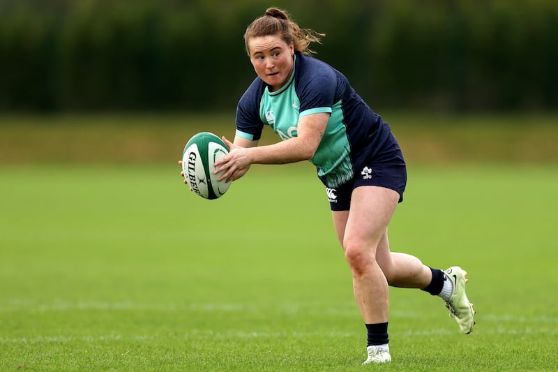 Ireland's Meabh Deely at the IRFU High Performance Centre. Photograph: INPHO/ Laszlo Geczo