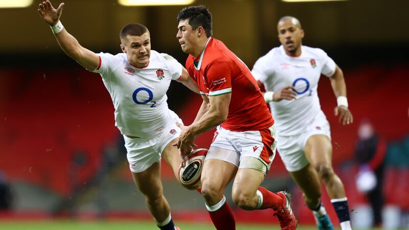 Louis Rees-Zammit has had sleepless nights despite a Wales win over England. Photograph: Michael Steele/Getty