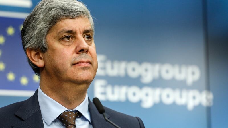 Portugal’s finance minister Mário Centeno: incoming  chairman of the Eurogroup of finance ministers.  Photograph: Dario Pignatelli/Bloomberg