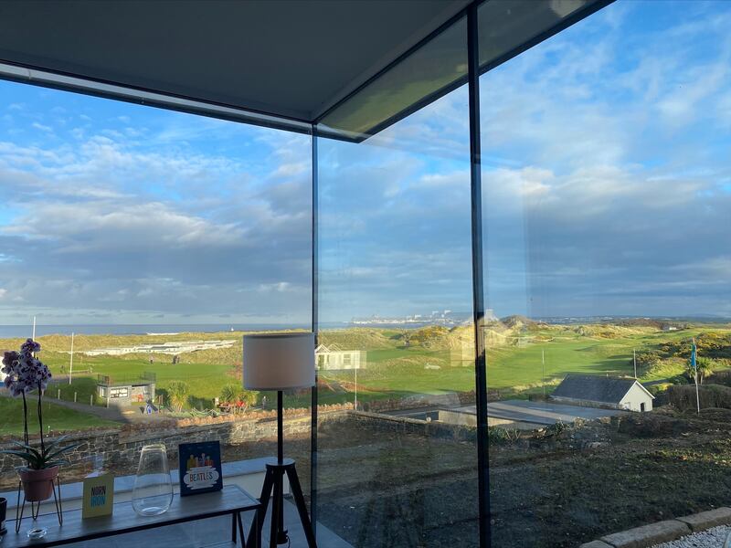 The view from Castlerock House