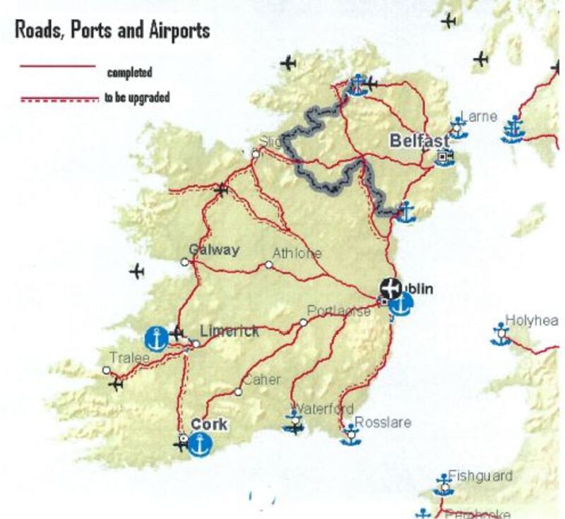 The proposed transport network maps redrawn between October 6th and October 11th, 2011