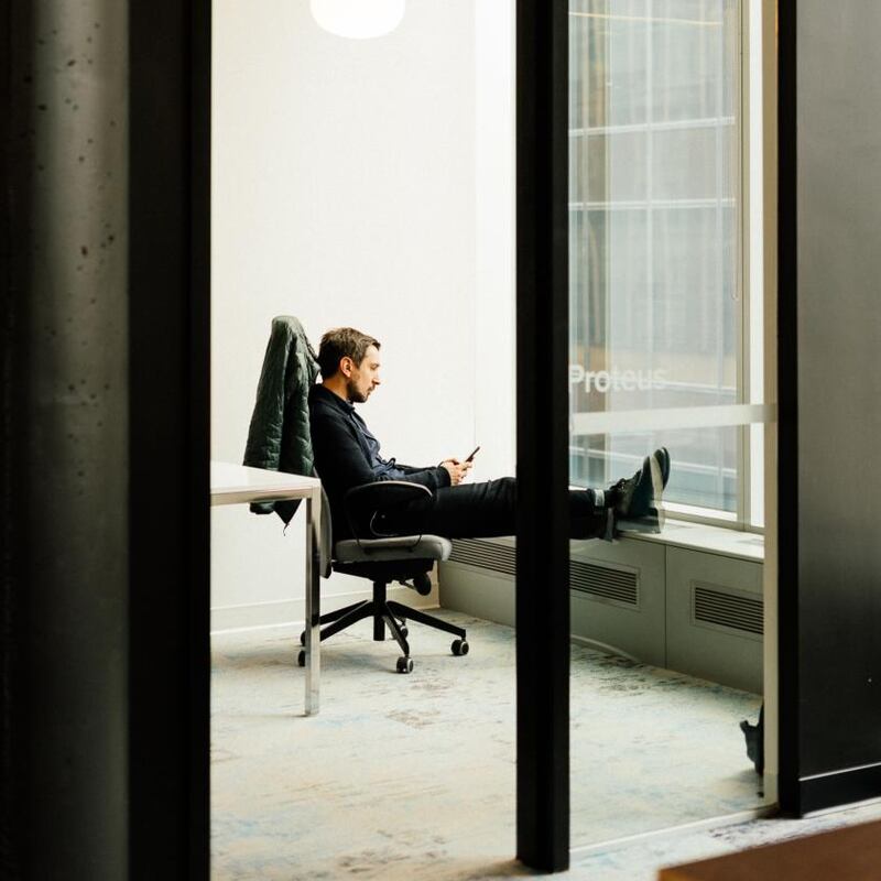 Post-pandemic workplaces:  Igor Faletski, chief executive of Mobify. Photograph: Alana Paterson/New York Times