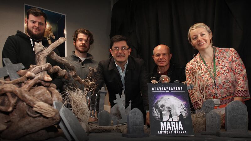 A three-minute animated trailer of Gravespeakers: Maria, is under development by a team of students at the IT Tralee, in Kerry. Garvey will work closely with final year animation students, Niall O’Shea and Darragh Horgan, under the watchful supervision of Marty Boylan, Lisa McElligott and Rosie Dempsey, from the ITT’s Creative Media Department.