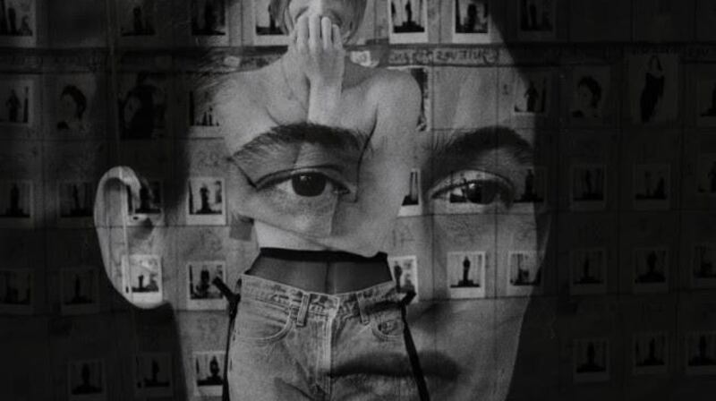 A graphic design – portraits de femme en Hermes “Marie Anne” Autumn/Winter 1999-2000 –  from Margiela: The Hermes Years at MoMu, Antwerp