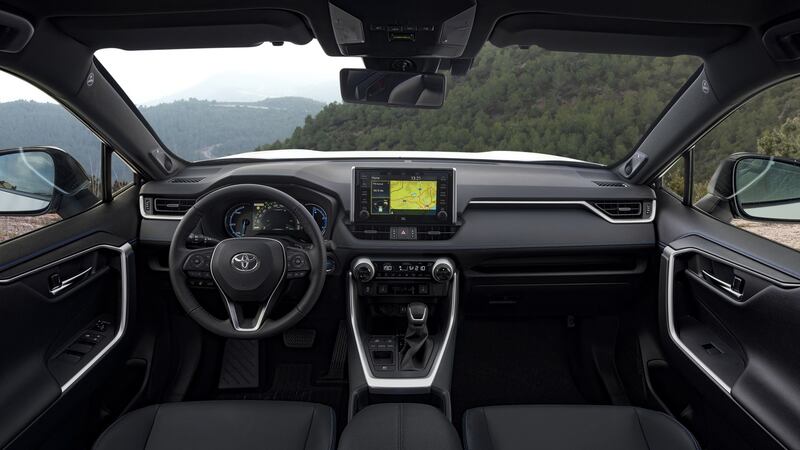 The cabin is rather more restrained and conventional, and that’s probably a good thing. It’s also far less stylish than that of its smaller brother, the C-HR crossover