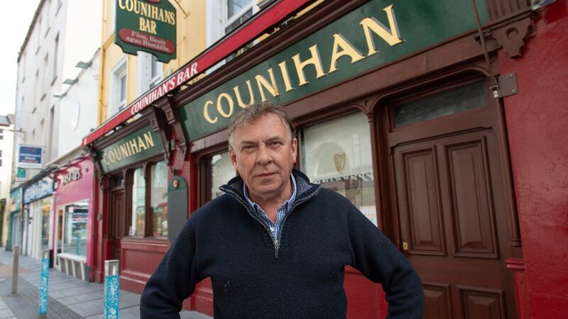James Donnelly, proprietor of Counihan’s Bar in Pembroke Street, believes pedestrianisation will be good for the city and bring people in to the city.   Photograph:  Michael Mac Sweeney/ Provision