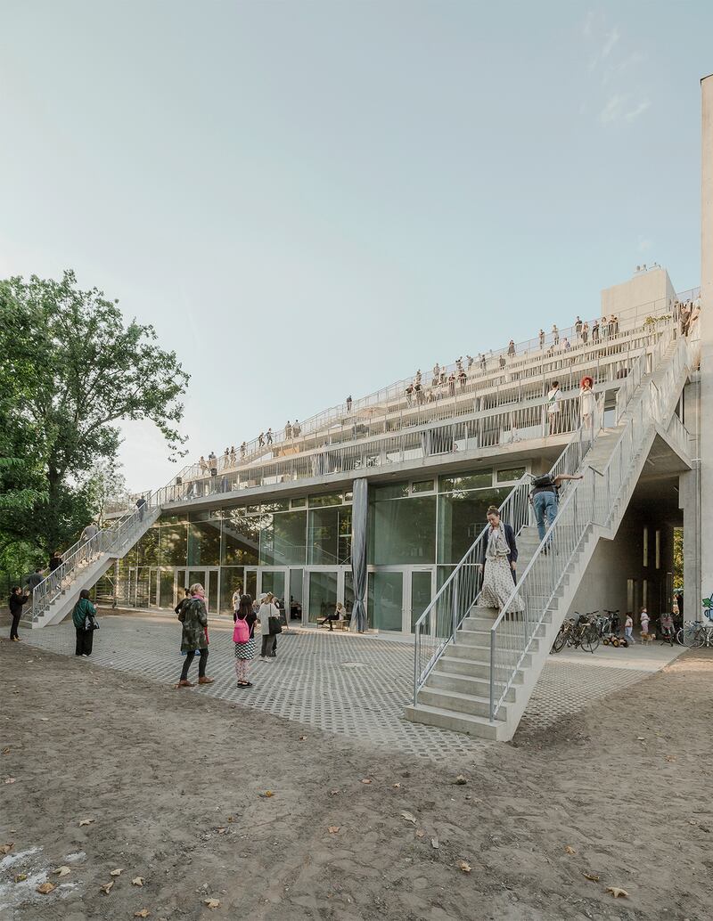 Terrassenhaus in Berlin. Photograph: David von Becker