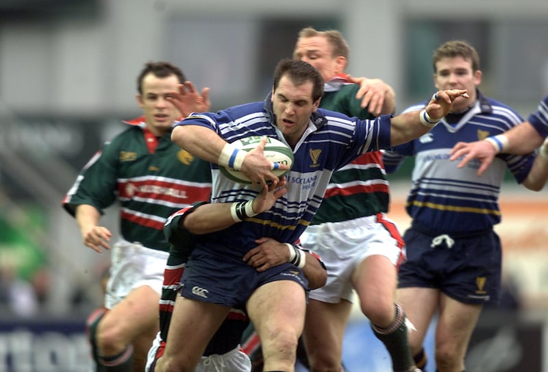 Keith Gleeson in action for Leinster back in 2002. Photograph: Andrew Paton/Inpho