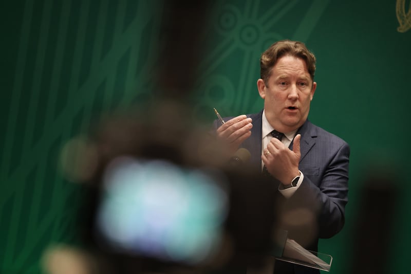 Minister for Climate Darragh O’Brien. Ireland will lead the EU delegation at the Cop31 climate summit in November. Photograph: Bryan O’Brien/The Irish Times