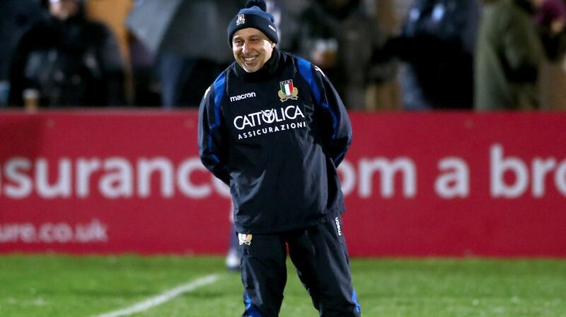 Italy’s head of technical direction for player & coach development Stephen Aboud. Photo: James Crombie/Inpho