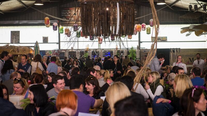 The Big Shed, home of all the craic at Litfest. Photograph: Joleen Cronin