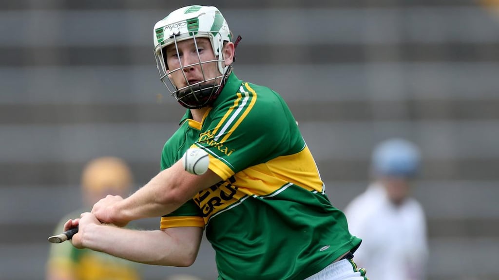 Kerry hurler Pádraig Boyle beat footballer James O’Donoghue in a preliminary match to represent the county in this weekend’s charity FIFA tournament. Photograph: James Crombie/Inpho
