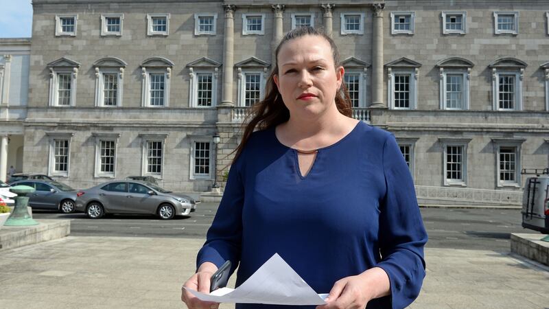 Louise O’Reilly, who is the Sinn Féin  health spokeswoman, insisted its members were galvanised and ready to fight the referendum campaign. Photograph: Eric Luke