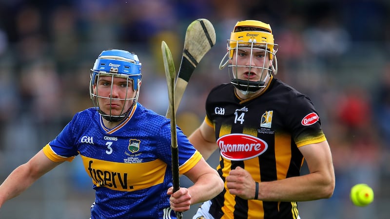 Tipperary's Aaron O'Halloran and Kilkenny's Marty Murphy. Photograph: Tom O’Hanlon/Inpho