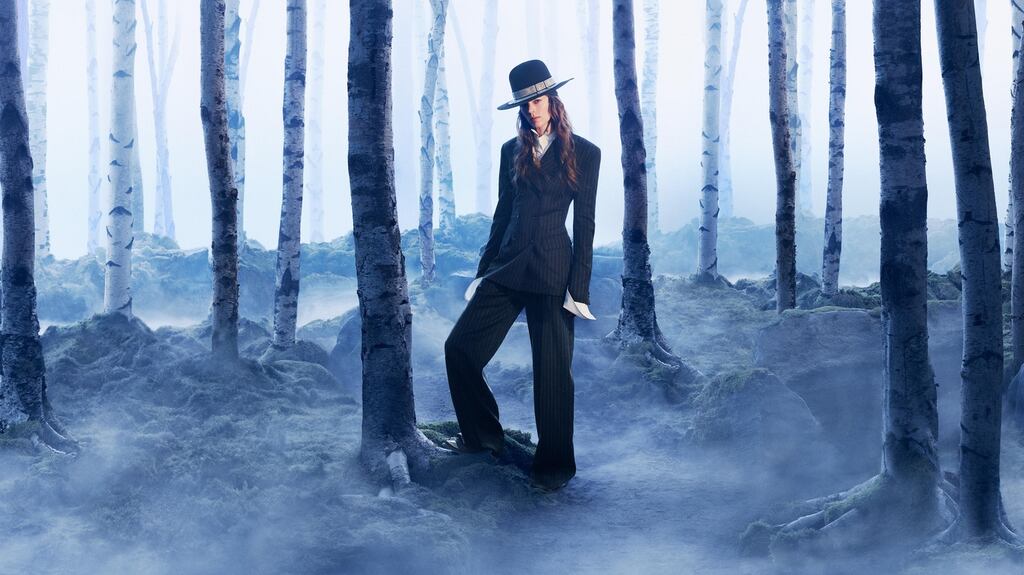 Suit jacket (€79.00) trousers (€59.00) and gaucho hat (€79.99)