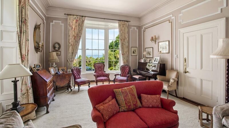 The living room.