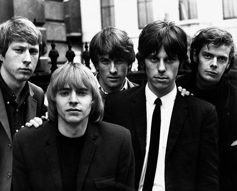 The Yardbirds, (l to r) Chris Dreja, Keith Relf, Jim McCarty, Jeff Beck and Paul Samwell-Smith. Photograph: Hulton-Deutsch Collection/Corbis/Getty Images
