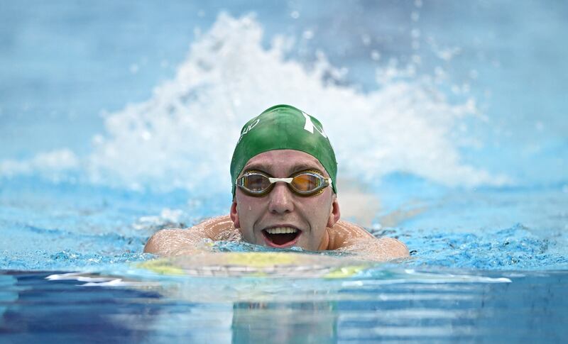 Daniel Wiffen has ambitions of Olympic glory at Paris 2024. Photograph: Seb Daly/Sportsfile