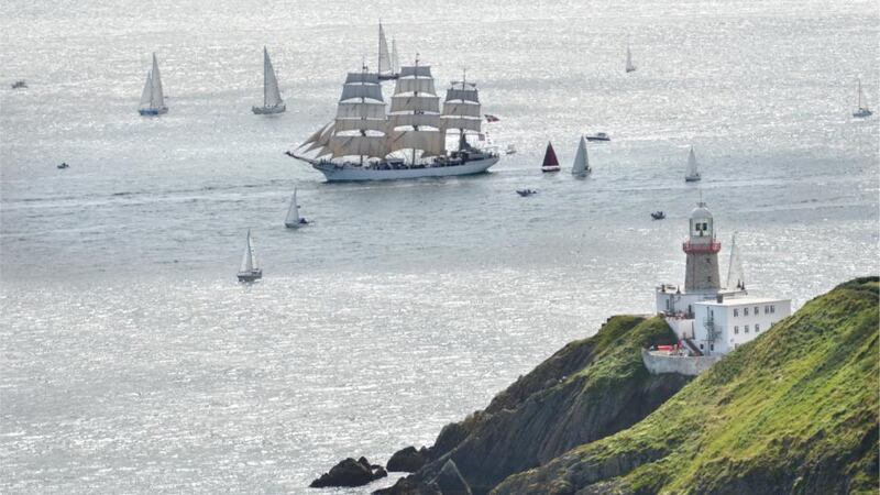Colin Ryder was  filming the Tall Ships at Howth with his camcorder  when Thomas Reilly approached and asked him  to film him. He then lured him close to the edge of a pier before shoving him into the water. Photograph: Dara Mac Dónaill/The Irish Times