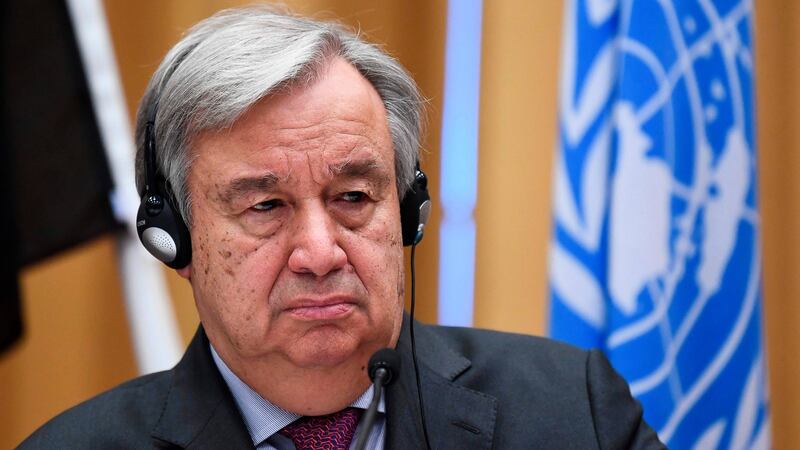 United Nations secretary general Antonio Guterres. Photograph: Jonathan Nackstrand/AFP via Getty