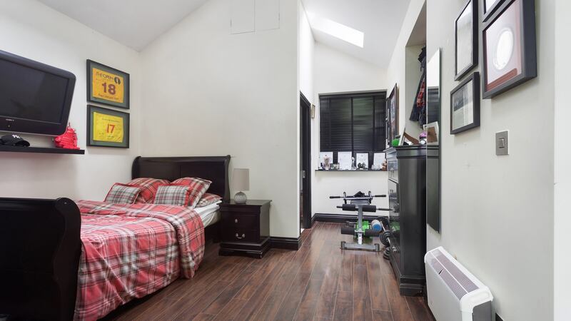 Garden room used as a bedroom