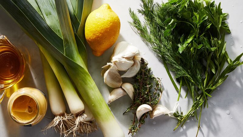 Herbs and lemon brighten a comforting, earthy dish.