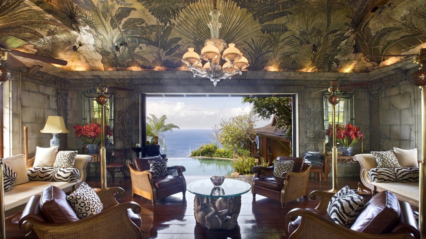 Mandalay estate on Mustique, the holiday home of the late David Bowie