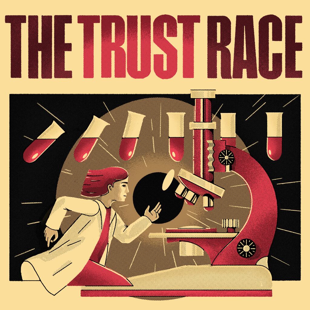 Shane Bergin's The Trust Race podcast. 'Understanding how trust is established, absent, or broken is essential if we are to do better when faced with global challenges including climate change, biodiversity loss or public health emergencies.'