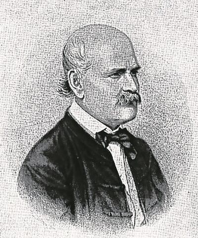 Obstetrician Ignatz Philipp Semmelweis.