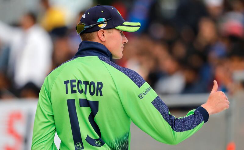 Harry Tector has signed up for the SAT20, though his availability may be hindered by a potential Ireland tour to Zimbabe. Photograph: Ben Whitley/Inpho