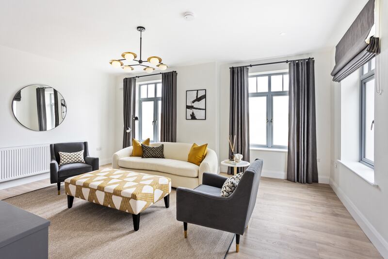 Stylish sitting area. Photograph: Angela Mujica