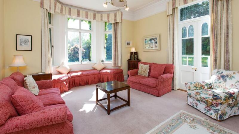 The drawing room at Lismara in the Burnaby, Greystones.