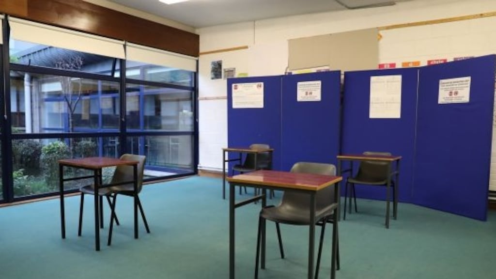 The HSE has a well-established protocol in place to support schools where there is a confirmed case of Covid-19, the Department of Education said.  File image: Nick Bradshaw/The Irish Times
