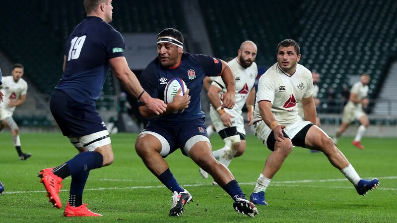 Mako Vunipola has been recalled to the England frontrow for Saturday’s game against Ireland. Photograph:   David Rogers/RFU Collection via Getty Images