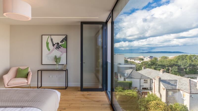 Sea views from bed