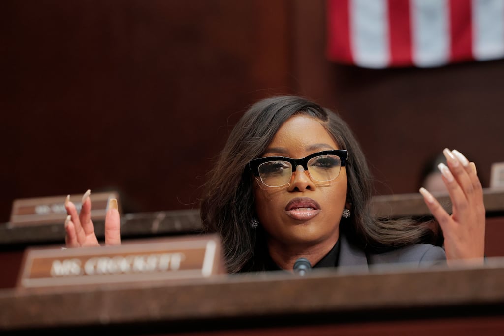 Texas Democratic congresswoman Jasmine Crockett. Photograph: Anna Moneymaker/Getty Images