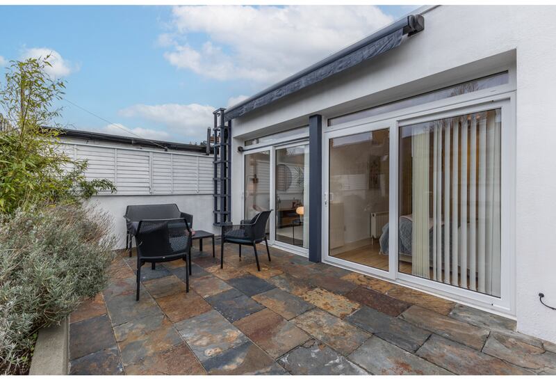 Rear patio