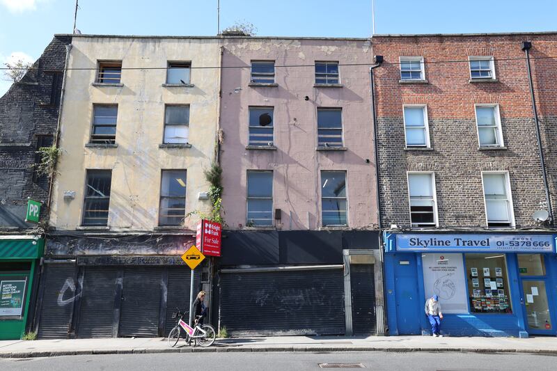 No.94 Marlborough Street has been lying vacant for almost two decades. Photograph: Dara Mac Dónaill