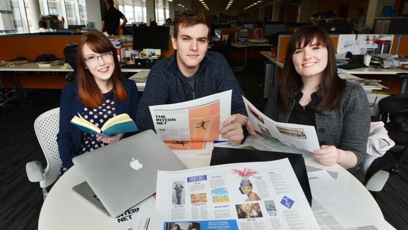 Left to right: Aoife Valentine, Ronan Buten and Emer Sugrue