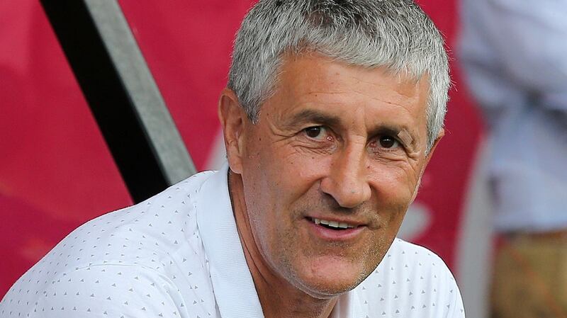 Former Real Betis manager  Quique Setien will take over at  Barcelona. Photograph: Mark Kerton/PA Wire