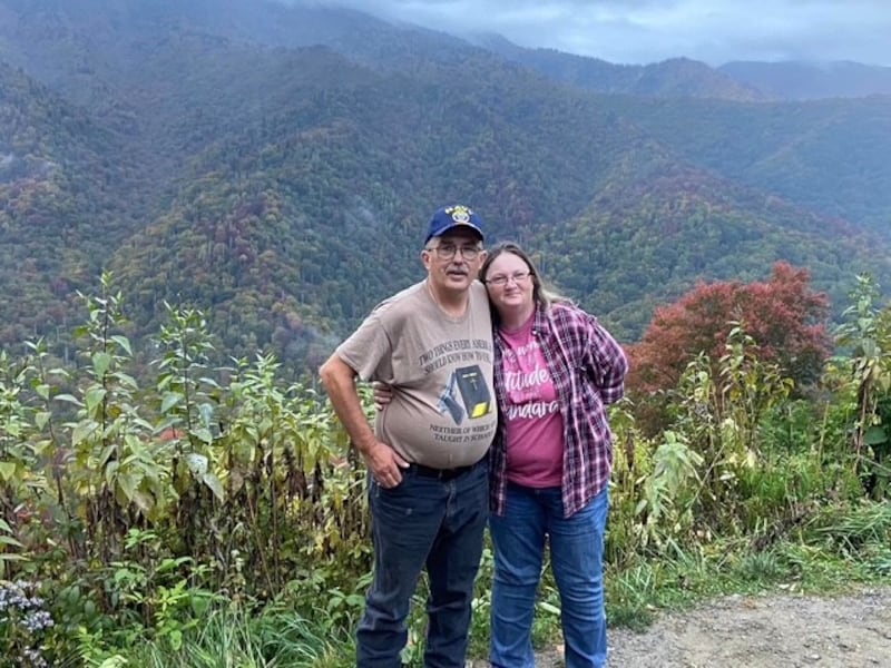 Jim Brown and his Irish citizen wife Donna Hughes-Brown.