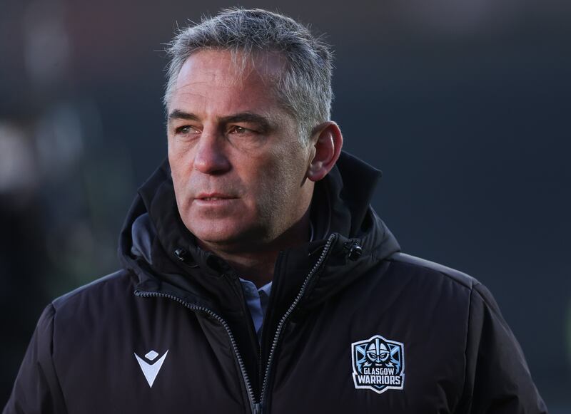 Glasgow Warriors head coach Franco Smith: he has made three changes to the side that beat the Leicester Tigers 43-19 at Scotstoun.
Photograph: Tom Maher/Inpho  